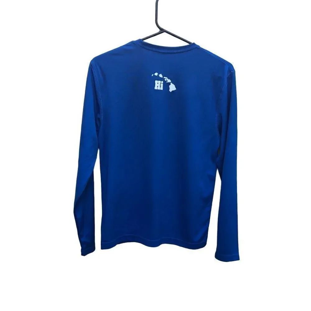 Be Maui Youth Medium (YM) Sea Turtle Rash Guard Blue